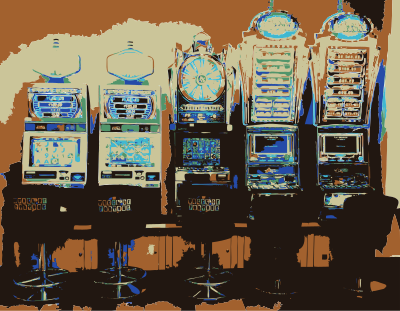 Slot machines 1 clipart