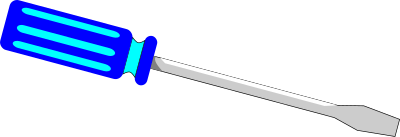 Slotted Screwdriver clipart