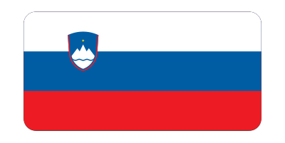 Slovenia flag (bevelled) clipart