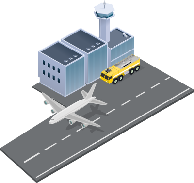 Small Airport clipart