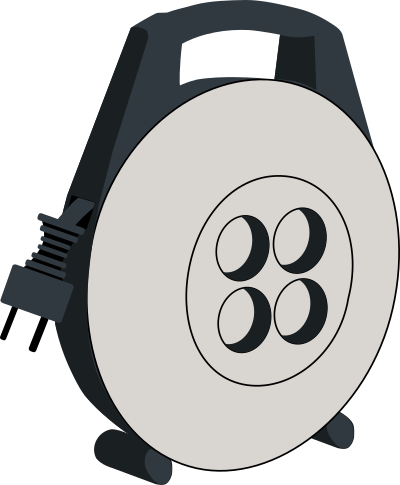 Small Cable Drum clipart