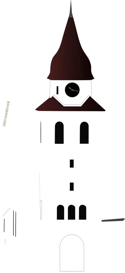 Small Church - Petite Eglise clipart