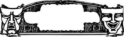 Small Drama Frame clipart