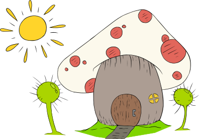 Small Fairy Home - Colour Remix clipart