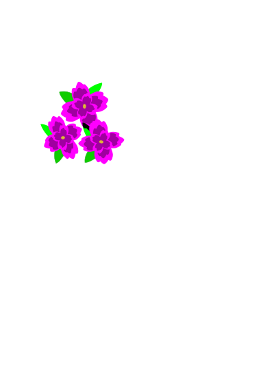 Small flower clipart