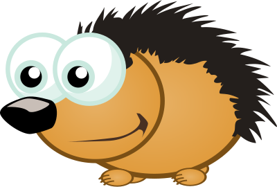 Small Hedgehog clipart