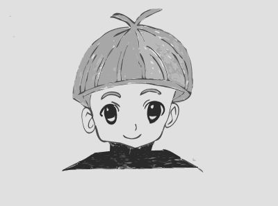 Small Manga Boy clipart