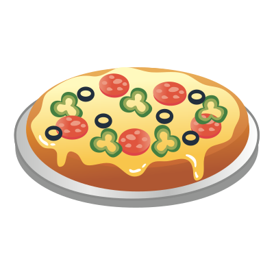 Small pizza (#1) clipart