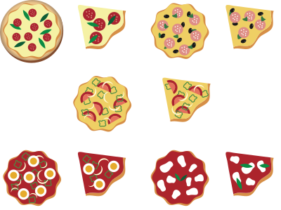 Small Pizza (#3) clipart