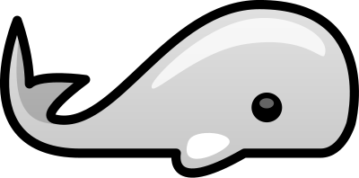 Small whale clipart