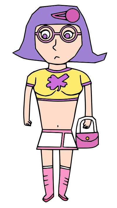 Smart Teenage Girl clipart