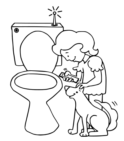 Smart Toilet clipart