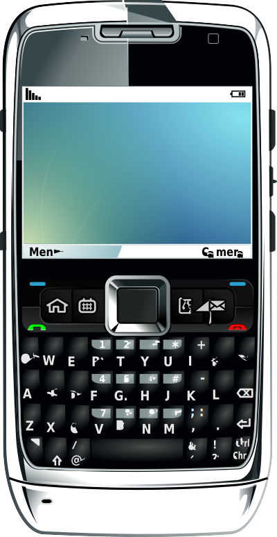 Smartphone e71 clipart