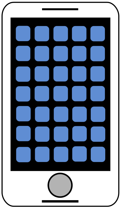 Smartphone - Tablet Clipart Icon clipart