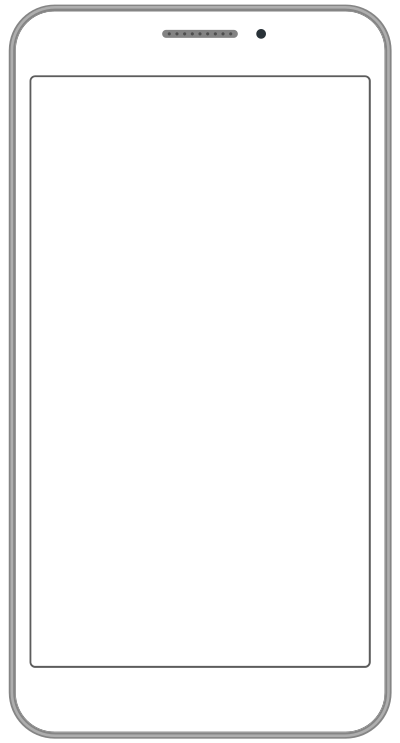 Smartphone with touch display clipart