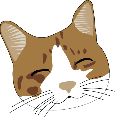 Smile cat clipart