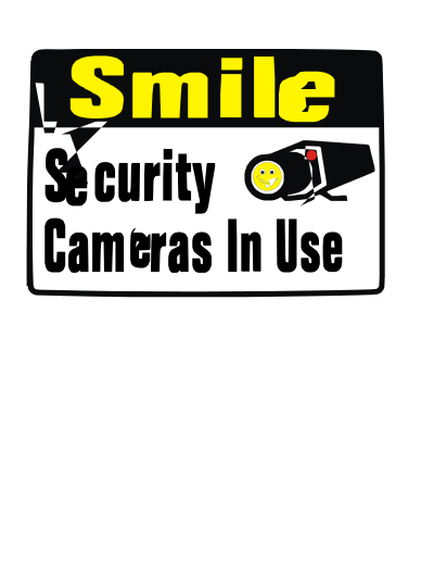 Smile Security Cameras in use clipart