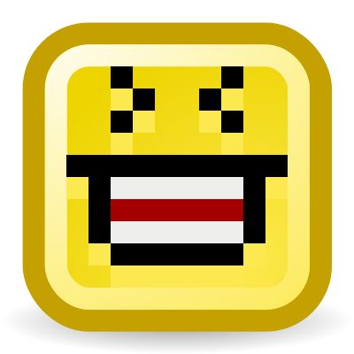 Smile with a beard clipart