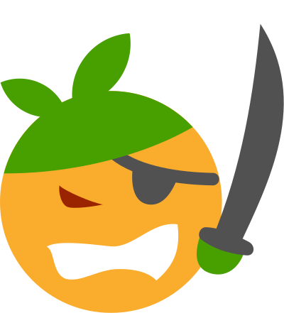 Smiley Clem Pirate clipart