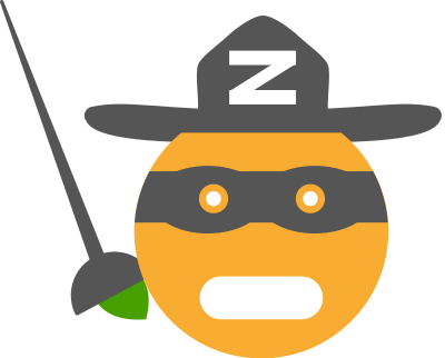 Smiley Clem Zorro clipart