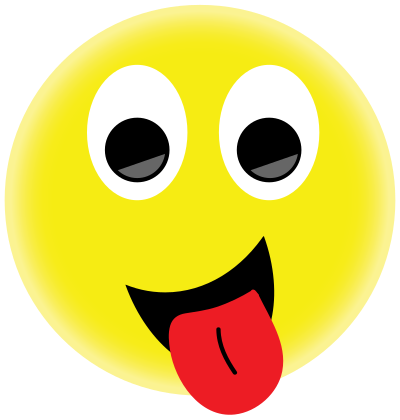 Smiley Face With Tongue Out clipart