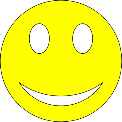 Smiley - Yellow clipart