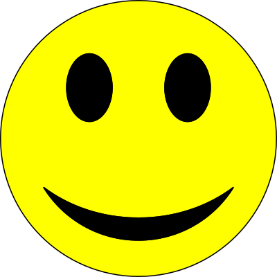 Smiley - Yellow and Black clipart