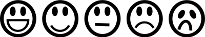 Smileys Black and White clipart