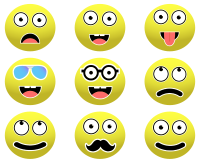 Smileys Set By Conmongt clipart