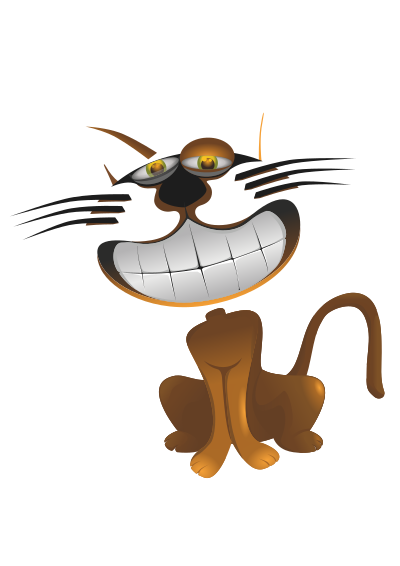Smiling Cat clipart