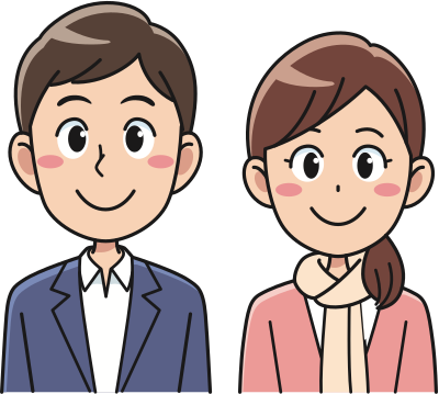 Smiling Couple (#4) clipart