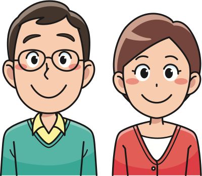 Smiling Couple (#5) clipart