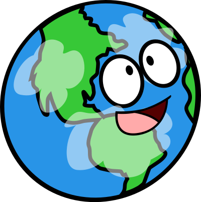 Smiling Earth clipart