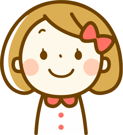 Smiling girl clipart