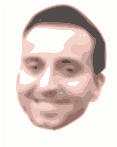 Smiling man clipart
