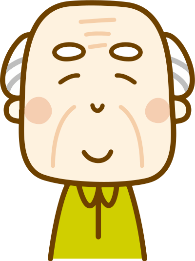 Smiling Old Man clipart