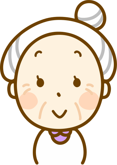 Smiling Old Woman clipart