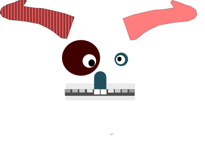 Smiling skull clipart