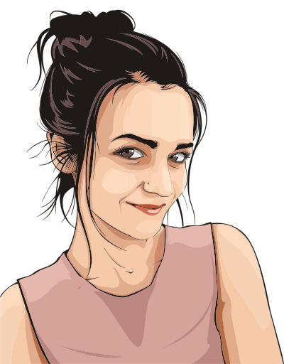 Smiling Young Woman clipart