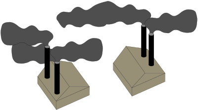 Smog Factories clipart