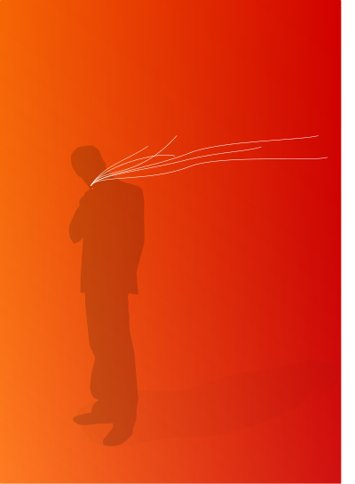 Smoking men clipart