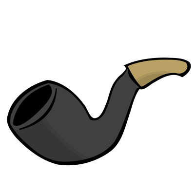 Smoking pipe clipart