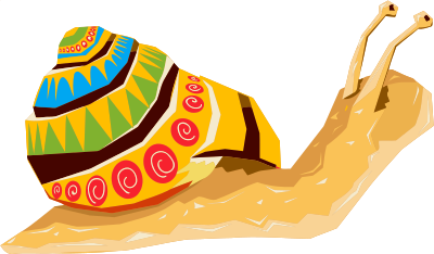 Snail 7 clipart