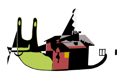 Snail and House - Colour Remix clipart