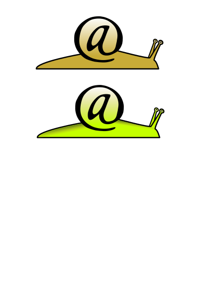 Snail mail clipart