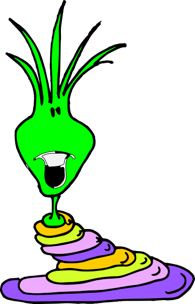Snail Wurm clipart