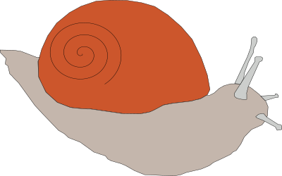 Snail1 clipart