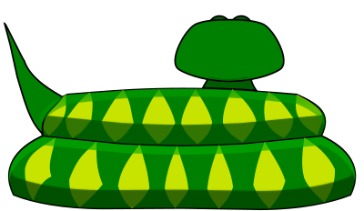 Snake BACK clipart