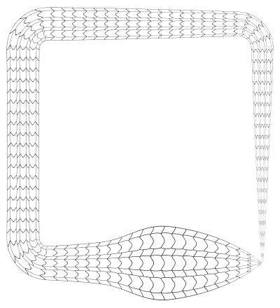 Snake Frame 2 clipart