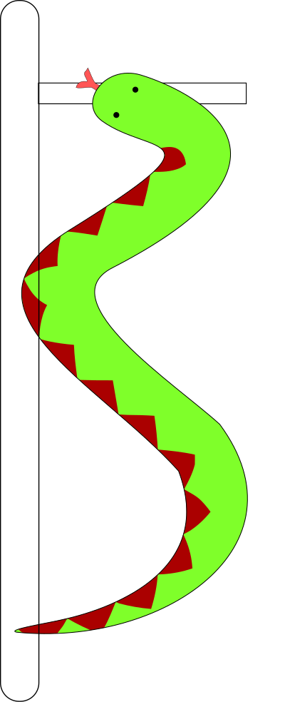 Snakes and ladders clipart